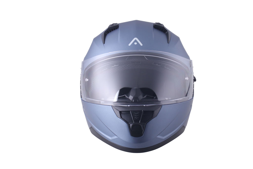 CASCO ADN INTEGRAL STELVIO TITANIO BLU METAL - Imagen 5