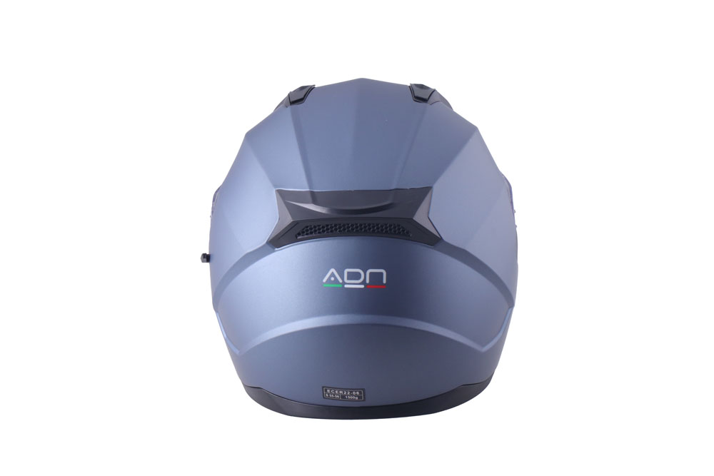 CASCO ADN INTEGRAL STELVIO TITANIO BLU METAL - Imagen 2