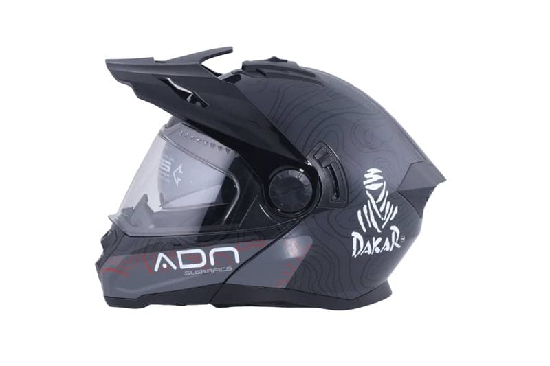 casco adventure adn duale dakar moon grey